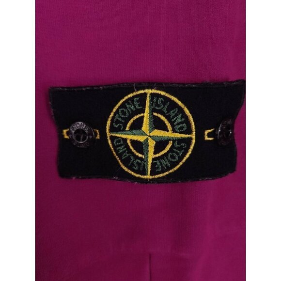 STONE ISLAND Mens 3XL XXXL Logo Patch Sweatpants in Magenta New/Defect $285US - Picture 8 of 12